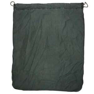 Army Military Laundry Duffel Green‎ Canvas Drawstring Bag